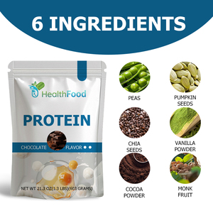 Hot <b>Sale</b> <b>Protein</b> <b>Powder</b> with Saturated Fat Muscle Strength Recovery Mood Cognitive Support Chocolate Flavor <b>Powder</b> - Product Image 4