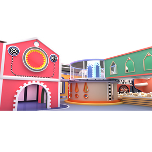 Équipement de terrain de jeu intérieur commercial pour enfants, thème personnalisé, parc intérieur avec labyrinthes, toboggans, piscine à balles pour les écoles - Product Image 4