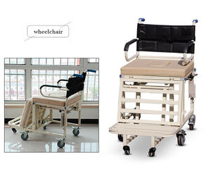 5 fungsi manual dapat disesuaikan orang tua rumah perawatan medis rumah sakit kursi roda tempat tidur dengan toilet - Product Image 6