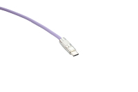 Arnés de Conexión Rápida USB C de Cobre Desnudo de 8 Núcleos de TPU de Silicona para Dispositivos Móviles Android