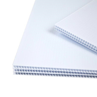 Vente en gros de feuilles de Corflute ondulé en PP blanc Proplex de 4 mm, 48x96