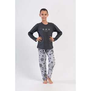 Girl's Casual 2-Piece Set Cuffed Round Neck Long Sleeve Oval Pyjamas for 7-8/13-14 <b>Years</b> for 9 and 11-<b>Year</b>-Olds - Product Image 4