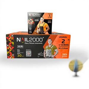 Clavos Comunes Industriales Pulidos Antioxidantes con Cabeza Estriada para Estructuras de Alta Resistencia - Product Image 1