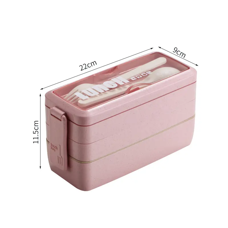 High Quality Cheap Kitchen Compartment Storage Set Bento Lunch Box Kids Food Containers Microwave Safe