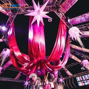 Decoración <span class=keywords><strong>de</strong></span> Escenario <span class=keywords><strong>con</strong></span> Disfraces Personalizados, Lámpara <span class=keywords><strong>de</strong></span> Globo Colgante Inflable <span class=keywords><strong>con</strong></span> Forma <span class=keywords><strong>de</strong></span> Flor <span class=keywords><strong>de</strong></span> <span class=keywords><strong>Medusa</strong></span> LED, <span class=keywords><strong>con</strong></span> Ventilador Incorporado y Luz LED - Product Image 2