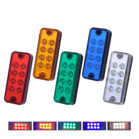 Feu de position latéral universel 24V 8 LED pour camion, semi-remorque et camionnette