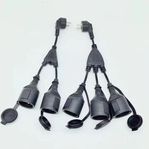 อะแดปเตอร์สำหรับเดินทางรูปตัว Y 3 ทาง 100-240V 0.9A วัสดุ ABS ป้องกันกระแสเกิน ใช้ในครัวเรือน - Product Image 2