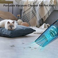 Aspirateur à main à moteur en cuivre à double moteur filaire outil de nettoyage efficace pour voiture et bureau à domicile pour animaux de compagnie cheveux et litière pour chat