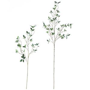 Rami Lunghi e Sottili di Foglie di Baniano Simulate, Piante Artificiali in Gomma Morbida per Decorazioni Natalizie, Pasquali, Domestiche ed Esterne - Product Image 5