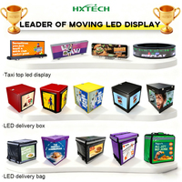 Caja de Reparto de Comida para Motocicleta, Impermeable, de Tela Oxford de Alta Calidad, con LED