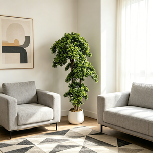 Pino Artificial en Maceta, Planta Verde Artificial, Bonsái <span class=keywords><strong>de</strong></span> <span class=keywords><strong>Cedro</strong></span> Artificial para Decoración Interior del Hogar - Product Image 2