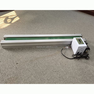 Yüksek kaliteli <span class=keywords><strong>Mini</strong></span> yeşil PVC konveyör makinesi motorlu küçük masa üstü konveyör - Product Image 4