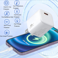 2025 Hot 35W USB C bloc de chargeur mural PD adaptateur secteur pour téléphone portable, tablettes, ordinateurs portables