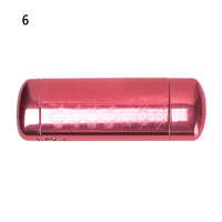 Nouvel étui à lunettes en métal dur et aluminium, style capsule, avec couvercle rabattable, pour le rangement et la protection des lunettes