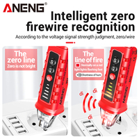 ANENG VD802 Lápiz de Prueba Digital Inteligente sin Contacto con Pantalla LCD, Novedad, Detector de Voltaje CA 12-1000V, Sensor de Corriente Eléctrica