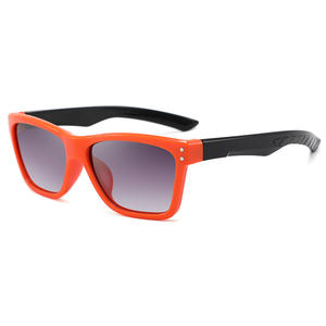 Gafas de sol para niños Cross Border, montura de PC con bloques de color, protección UV400 para pescar bajo el sol, excursiones, conducción K6125 - Product Image 3