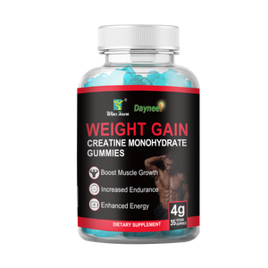 Aumento de peso creatina monohidrato gomitas crecimiento muscular energía poder hombres fitness suplemento natural a base de hierbas orgánico saludable ganador - Product Image 1