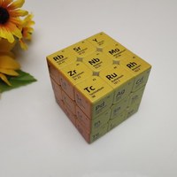 Vente chaude Infinity 3x3x3 Cube Magique Puzzle Cube Jeu Jouets Éducatifs Pour Enfants Éléments Chimiques Tableau Périodique
