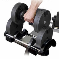 Innstar Haltères libres 40kg Ensemble d'haltères réglables Plaques de musculation 20kg 24kg 28kg 32kg 36kg 40.5kg Haltères réglables