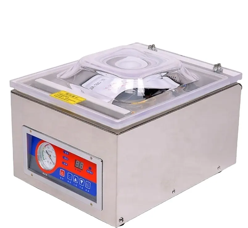 DUOQI DZ-260C tek odacıklı masa tipi endüstriyel pompa vakum sızdırmazlıklar için giyim gıda biftek emtia kimyasal sıvı çanta