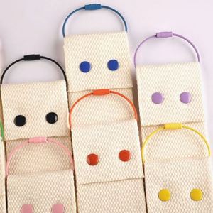 Promotional Keychains Candy Colored <b>Name</b> Stickers Strap for Keychain Streamers Pendant Children's <b>Name</b> Tags - Product Image 5