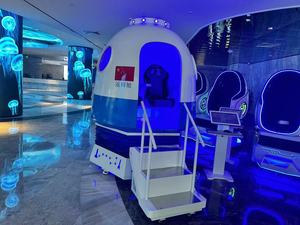 Nhà Máy Giá thần Châu tàu vũ trụ đôi ghế 9D VR tàu vũ trụ Máy bay mô phỏng 9D VR máy bay năng động đi xe viên nang VR ghế - Product Image 4