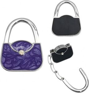 Metal Handicrafts Purse <b>Hook</b> Metal Handbag <b>Table</b> Hanger Crystal <b>Bag</b> Hanger <b>Table</b> Edge Hanging <b>Hook</b> Stylish Gift <b>for</b> Women RTS - Product Image 6