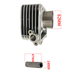 Nuova Testata Cilindro <span class=keywords><strong>Moto</strong></span> 62mm 150cc Ricambio per <span class=keywords><strong>Suzuki</strong></span> GZ125 GS125 GN125 (Alluminio e Acciaio) - Product Image 6