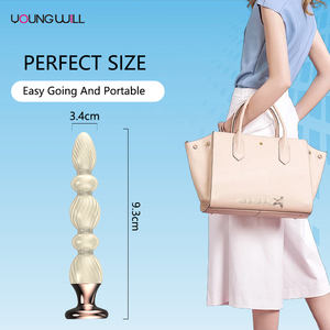 Prostata-Massagegerät und Analvibrator <span class=keywords><strong>2</strong></span>-in-1-Design für Männer mit kraftvollen Vibrationen, wasserdicht, wiederaufladbar, für Lust und Sexspielzeug - Product Image 3