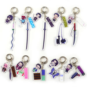 24 Estilos <span class=keywords><strong>de</strong></span> Llaveros Acrílicos <span class=keywords><strong>de</strong></span> Anime Japonés Demon Slayer, Llavero con Forma <span class=keywords><strong>de</strong></span> Serpiente Hashira Katana, Colgante <span class=keywords><strong>de</strong></span> Anime para Fanáticos - Product Image 3