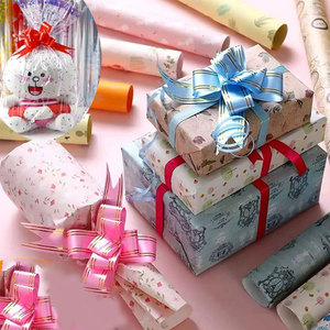 Rosa Simple hermosa cinta de PP dorada lazo de regalo mariposa tirar lazo cinta adecuada para envolver regalos decoración para fiesta de boda - Product Image 4