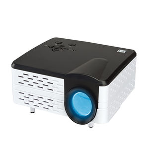 Mini Proyector Compacto, Diseño Elegante en Blanco y Negro, Resolución 320x240, Bluetooth, USB, Altavoces Integrados - Product Image 1