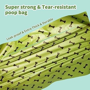 Degrade Poo <b>Bags</b> <b>Dogs</b> Go Out to Pick up Poo Dispenser Boxes Pick up Pet Waste <b>Bags</b> - Product Image 2