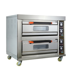 Four à sole commercial à gaz Vigevr, four de boulangerie multi-niveaux (1/2/3 niveaux) avec chauffage au gaz pour le pain et la pizza - Product Image 6