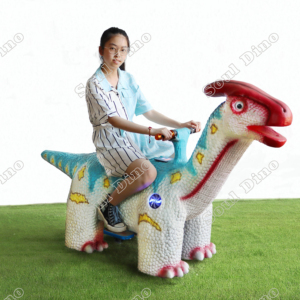 Khủng Long Hoạt Hình Cho Trẻ Em Đi Xe Công Viên Giải Trí Cưỡi Khủng Long Chạy Bằng Đồng Xu Cho Trẻ Em - Product Image 1