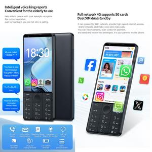 โทรศัพท์ปุ่มกด DOOV R70 4G ลดราคาพิเศษ RAM 6GB ROM 128GB หน้าจอ 4 นิ้ว ระบบ Android 13 Octa Core รองรับ <span class=keywords><strong>Google</strong></span> Store ไม่มีกล้อง - Product Image 5