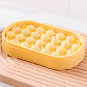 Silicone Mold Frozen Whiskey Spherical Ice Cube Ice Tray Food Grade Round Ball Storage Ice Maker
