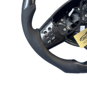 Volante de Coche GM.Modi-Hub de Cuero y Fibra de Carbono de 3 Radios para <span class=keywords><strong>Jaguar</strong></span> 2008-2015 XF / 2007-2009 <span class=keywords><strong>XK</strong></span> XKR - Product Image 3