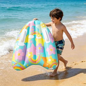 Flotador Inflable Infantil con Asa, Diseño de Dibujos Animados, 45x50cm, Juguete de Playa para Niños, Piscina - Product Image 1
