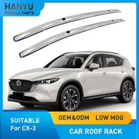 Rel Pengaman Atap Mobil Aluminium, Rak Bagasi Mobil Aluminium untuk MAZDA CX-3