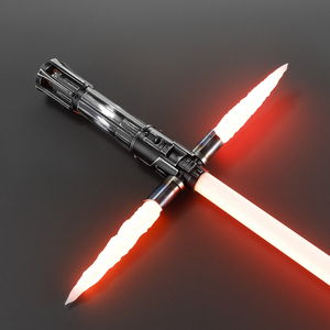 Sabre laser Nexussaber <span class=keywords><strong>Kylo</strong></span> <span class=keywords><strong>Ren</strong></span> avec poignée en métal vieilli pour lame Xenopixel, swing fluide, sons personnalisés pour le cosplay - Product Image 4