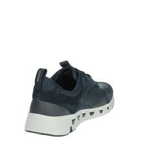 Sneakers da Uomo Geox U46HRA 0FU22 in Tela Blu, Scarpe Trendy - Product Image 3