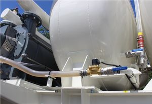 <span class=keywords><strong>Prix</strong></span> d'usine, OEM personnalisé, semi-remorque à vide en acier à 3 essieux, 32CBM, pour le nettoyage des égouts, aspiration des boues, semi-remorque à porte arrière, ouverture hydraulique - Product Image 6