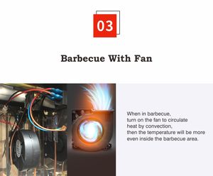 Máquina de parrilla de barbacoa de Venta caliente Parrilla de <span class=keywords><strong>gas</strong></span> al aire libre Parrilla de barbacoa Pequeño ahumador de fiesta en el patio trasero <span class=keywords><strong>para</strong></span> ocasiones interiores <span class=keywords><strong>para</strong></span> acampar - Product Image 3