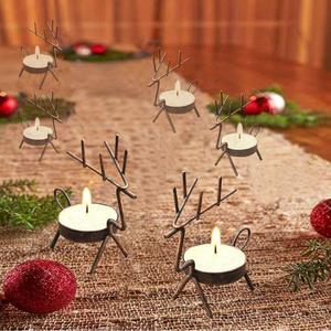 High Quality <b>Reindeer</b> Tea Light Candle Holders Christmas Decor for Indoor and <b>Outdoor</b> Decoration - Product Image 1
