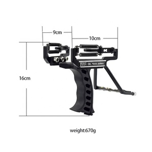 Nouvelle catapulte Huanxiu pour la <span class=keywords><strong>chasse</strong></span> et la <span class=keywords><strong>pêche</strong></span>, lance-fléchettes, lance-pierre de poignet métallique pour adultes, pour le tir sportif en extérieur - Product Image 2