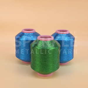 Nhiều Màu Polyester Lấp Lánh Kim Loại Đan Chủ Đề Cho Áo Len Dệt Kim Llurex Kim Loại Chủ Đề MX Loại Kim Loại Sợi - Product Image 1