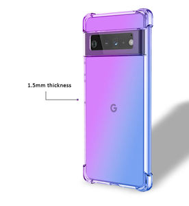 Casing HP Google Pixel 6 Warna Gradasi TPU, Aksesoris Ponsel untuk Google Pixel 6 Pro - Product Image 4