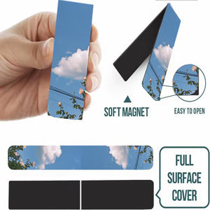 Offre Spéciale 5pcs PVC signet magnétique frais scénique bleu ciel blanc nuages conception pour étudiants et enseignants - Product Image 4