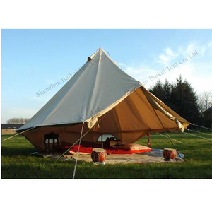 Tiendas de Campaña de Lona de Algodón Tipo Bell Tent de Piedra Arenisca Sahara para Hoteles Turísticos en Venta - Product Image 5